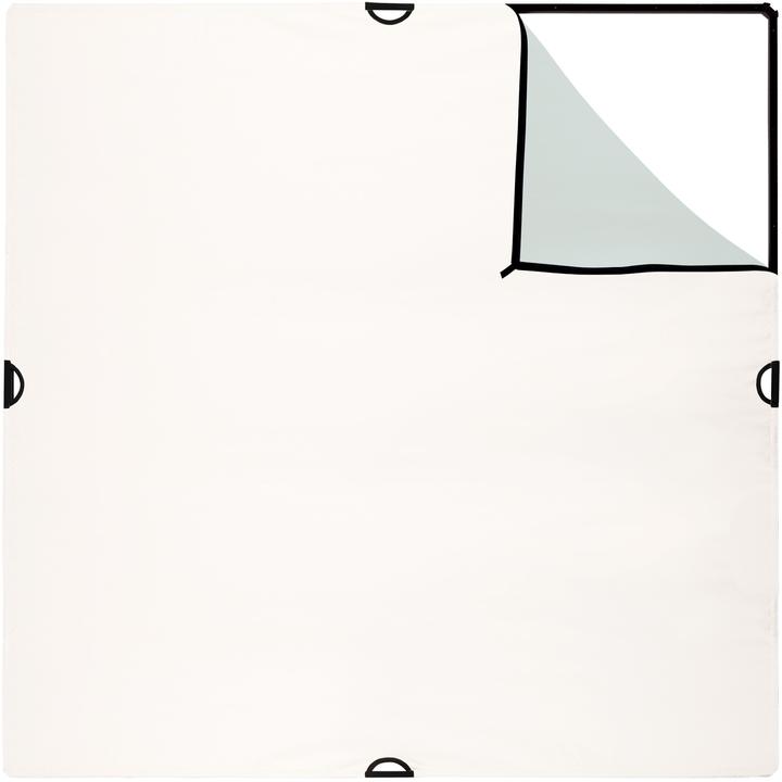 Produktbild Westcott Scrim Jim Large Zilver / Wit Bounce Doek (1.8 x 1.8m) (Blitzgerät Ersatzteile)