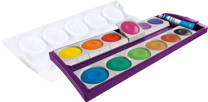 Produktbild Pelikan Farbkasten 12ST K12V violett (Violett, 12 ml)