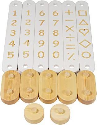 Produktbild Activity Board Balancierbalken mit 6 Balancierbrettern für Kinder - Parcour Balancierbalken aus Holz | Sinnespfad