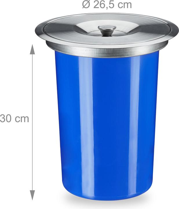 Produktbild Relaxdays Mülleimer Arbeitsplatte (8 l)