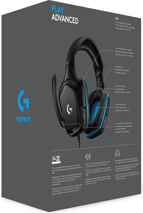 Immagine prodotto Logitech G G432 (Cablato)