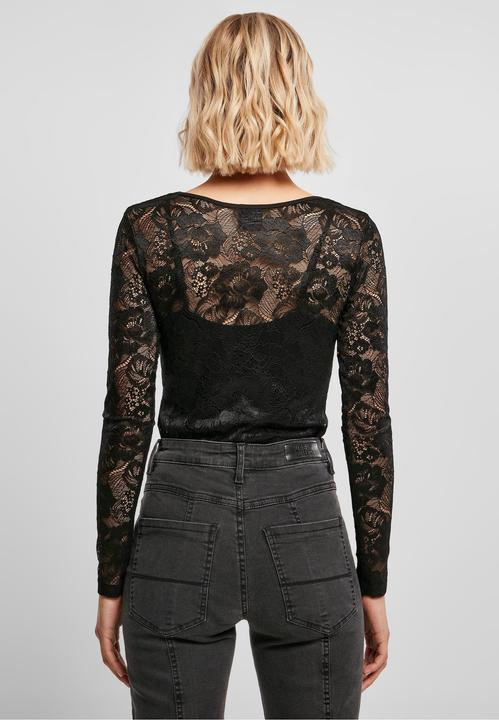 Actual product image Urban Classics Ladies Lace Longsleeve Body (S)