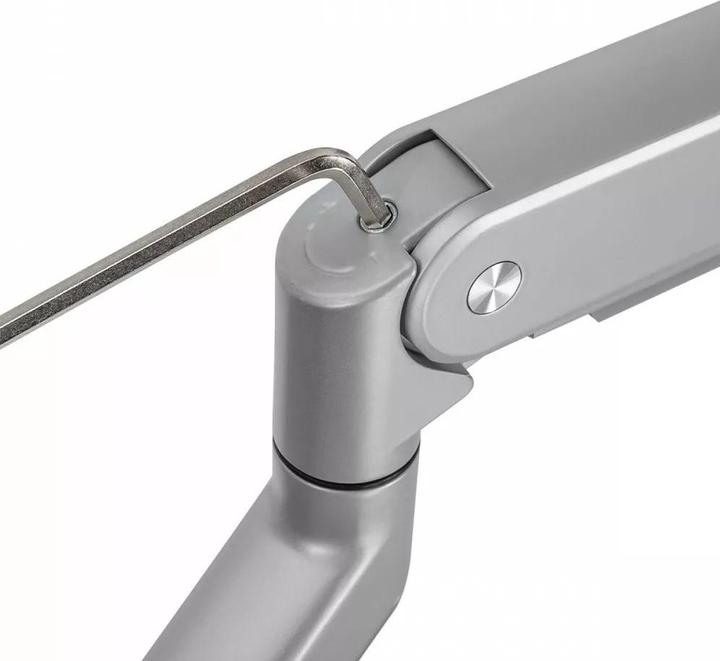 Actual product image Ergo Office Monitoriaus laikiklis aliuminis su dujine spyruokle, dviguba rankena, vesa 75x75 (Table, 32")