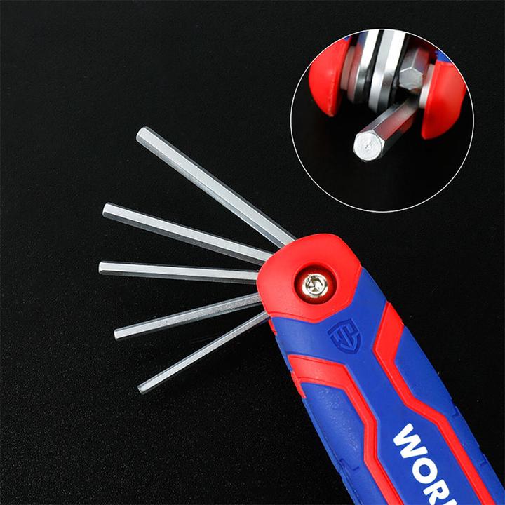 Produktbild Workpro Aussen-Sechskant Sechskantschlüssel 1.5 mm, 2.0 mm, 2.5 mm, 3.0 mm, 4.0