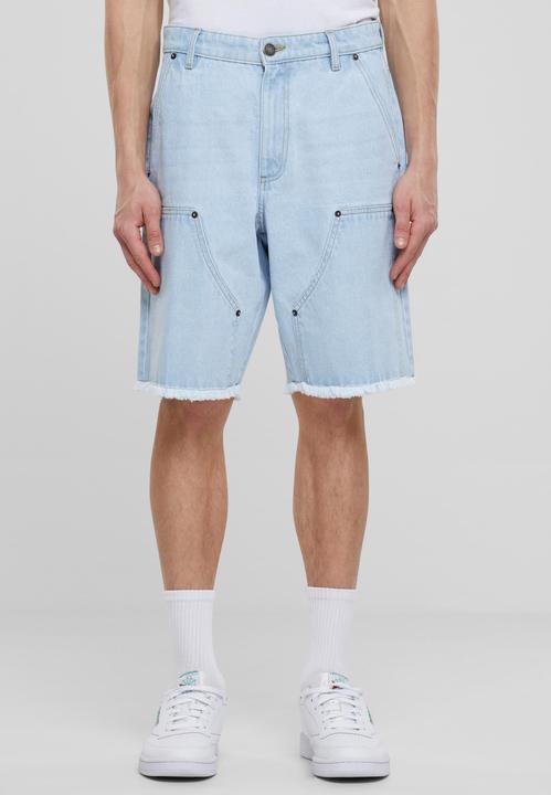 Actual product image Urban Classics Open Edge Two Knee Denim Shorts - 166803 (30)