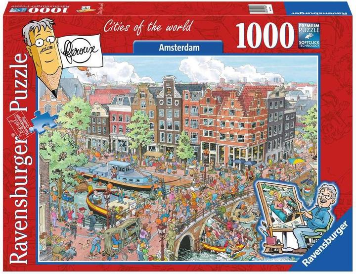 Immagine prodotto Ravensburger Puzzle 12000296 - Amsterdam - puzzle da 1000 pezzi per adulti e bambini a partire da 14 anni (1000 pezzi)