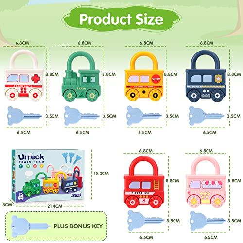 Produktbild Activity Board Schloss mit Schlüssel Baby Spielzeug ab 2 3 4 5 Jahre - Motorikspielzeug Busy Board Baby Sensorik
