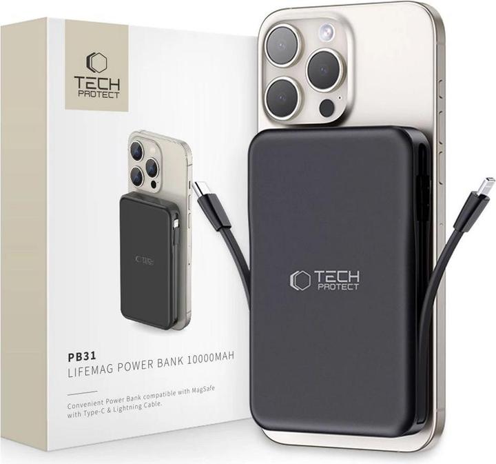 Actual product image Tech-Protect LifeMag PB31 (10000 mAh, 15 W)