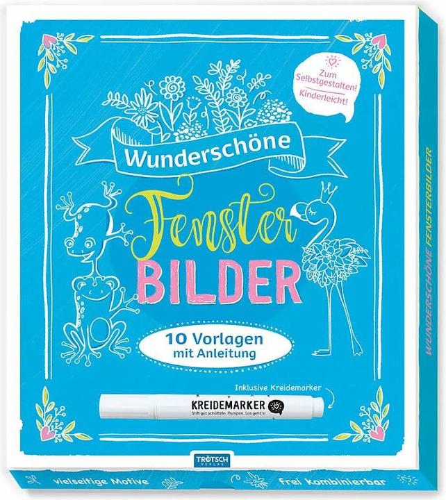 Produktbild Wunderschöne Fensterbilder zum Selbstgestalten 100 Vorlagen