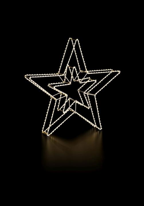 Image du produit STT 3D LED Étoile double Argento 420 LED, Ø 58 cm