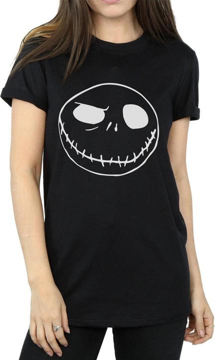 Immagine prodotto Disney Nightmare Before Christmas Jack's Big Face Maglietta Ampia Donna (3XL)