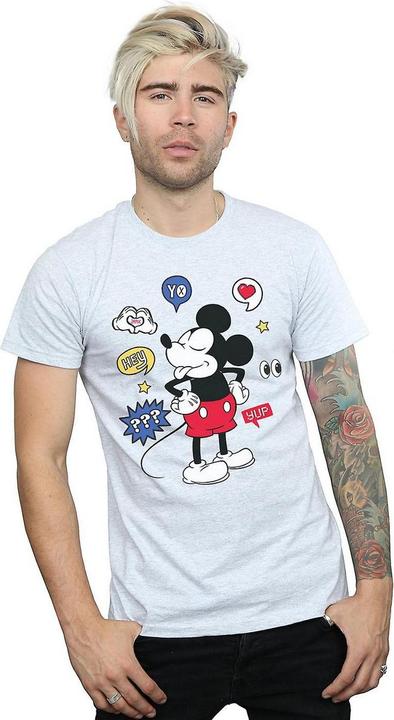 Disney Mickey Mouse Zunge Baumwolle TShirt