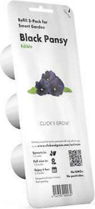 Image du produit Click and Grow Coussinets de plantes de pensées noires (Graines de fleurs)