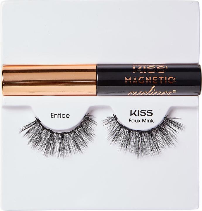 Immagine prodotto KISS Kit magnetico per eyeliner e ciglia - Entice (Ciglia artificiali)