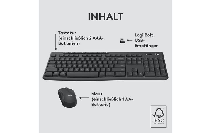 Produktbild Logitech MK370 Combo (CH, Kabellos)