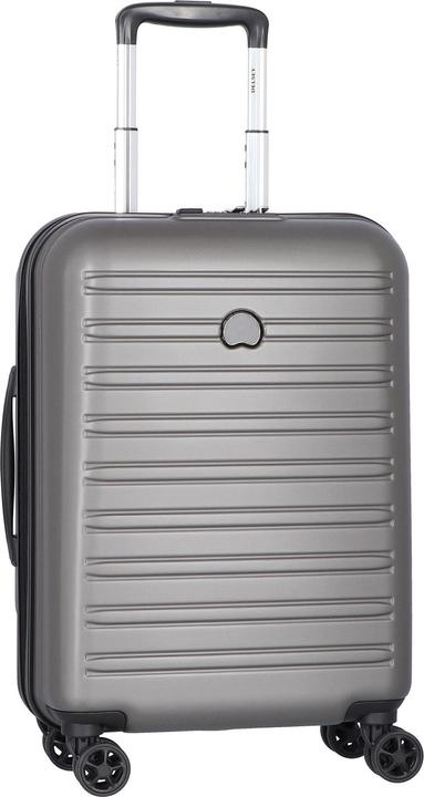 Delsey Segur 2.0 Valigia a mano 55 cm - Grijs (40 l, Bagaglio a mano (fino a 50 litri))