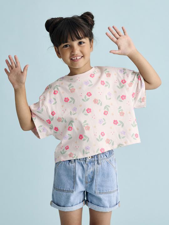 Actual product image Vertbaudet Mädchen T-Shirt in Cropped-Länge (92)