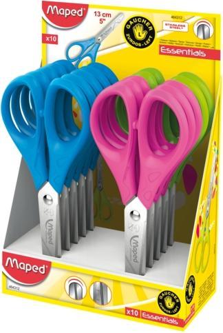 Image du produit Maped Ciseaux de bricolage Essentials, longueur : 130 mm, présentoir de 10 pièces (13 cm)