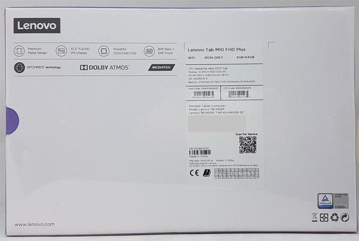 Produktbild Lenovo Tab M10 Plus (2. Gen) (nur WLAN, 10.30", 64 GB, Iron Grey)