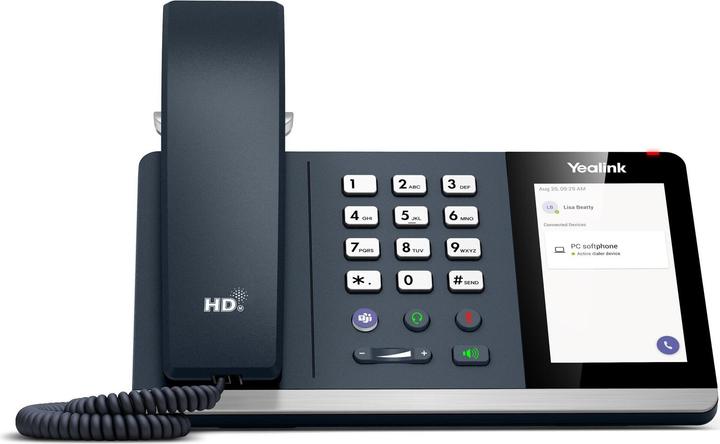 Actual product image Yealink MP45 - Teams Edition IP phone - Black - Wired handset