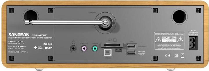 Actual product image Sangean Ddr-47bt (DAB+, FM, Bluetooth)