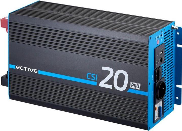 Actual product image Ective CSI 20 PRO 2000W/12V sine wave inverter with mains priority circuit and charger
