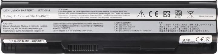 Actual product image AccuCell Battery Mini E1311, Akoya Mini E1312, Akoya Mini E1315, MD97125, MD97127, MD97690 (6 Cells, 4400 mAh)