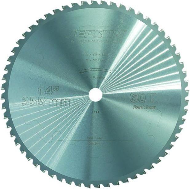 Productafbeelding Jepson Hardmetalen cirkelzaagblad Drytec® ø 355×25,4 mm