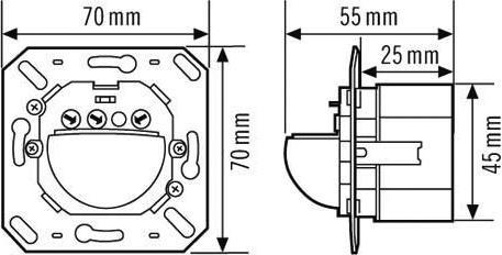 Image du produit Esylux Détecteur de mouvement MD 180i/R (16 m)