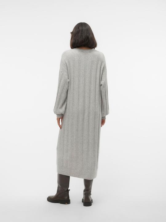 Produktbild Vero Moda VMVERITY LS V-NECK CALF DRESS GA BOO Strickkleid (XS)
