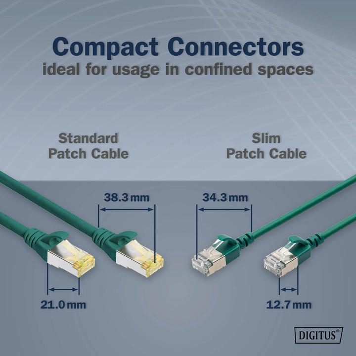 Immagine prodotto Digitus CAT 6A classe Ea, F/FTP, cavo patch a doppino intrecciato, Cu, LSZH, AWG 32/7, lunghezza: 2 m, verde (F/FTP, CAT6a, 2 m)