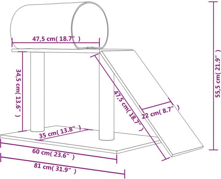 Actual product image VidaXL Silver (55.50 cm, Light grey)