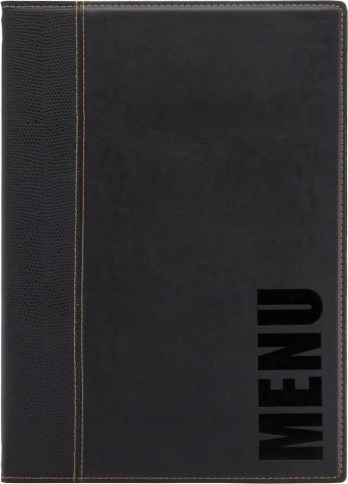 Image du produit Securit Chemise pour menus TRENDY, A4, noir