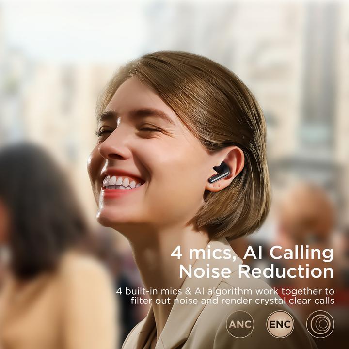 Produktbild Joyroom JR-FN1 Funpods Series Wireless Headphones (black) (ANC, 7 h, Kabellos)