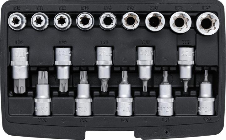 BGS Bit-Einsatz-/Steckschlüssel-Satz (12.5 mm)