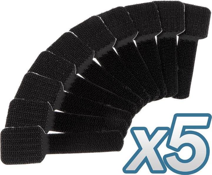 Image du produit Label-the-cable Porte-câble à velcro (Serre-câbles velcro, 90 mm, 50 pcs)