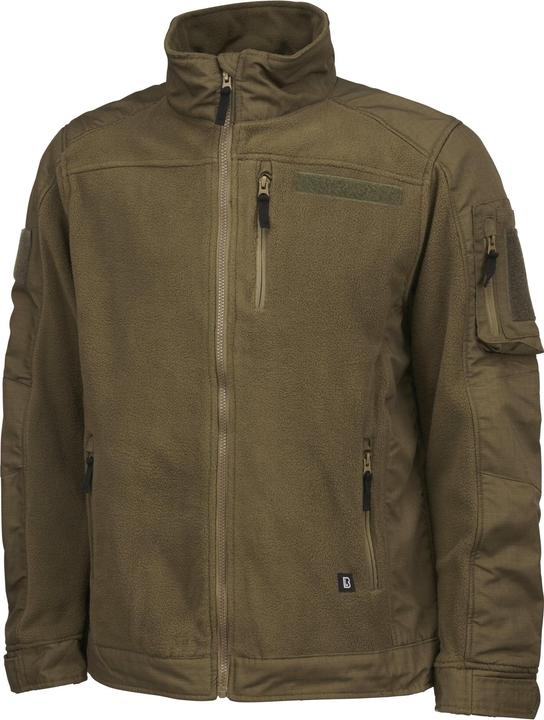 Brandit Fleece Ripstop Outdoorjacke Grösse 5XL Farbe Oliv (5XL)