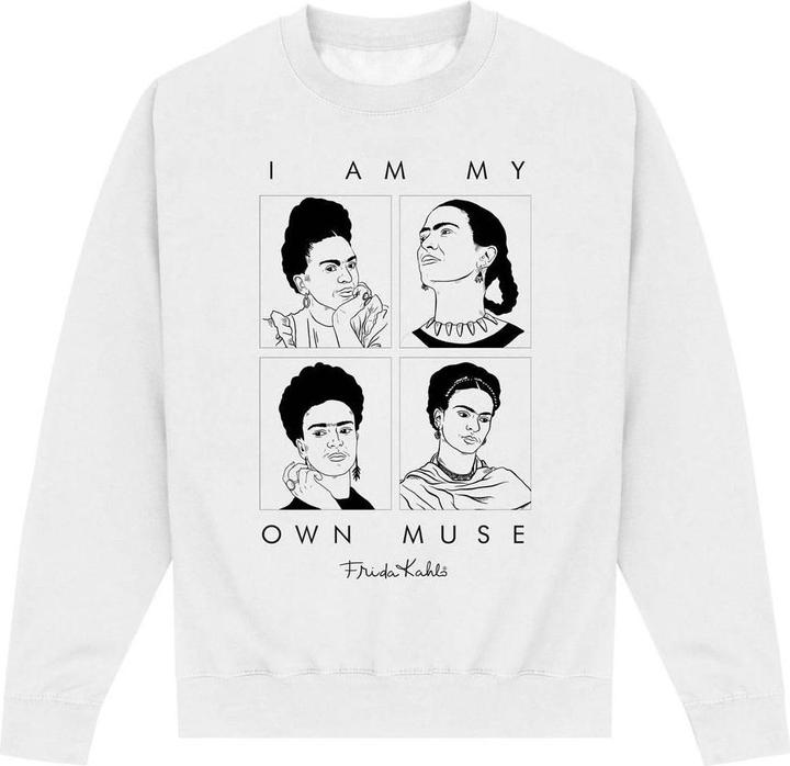 Actual product image Frida Kahlo Unisex Adult Multi Muse Sweatshirt (XXL)
