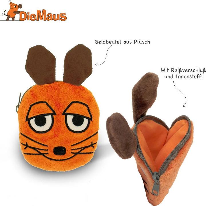 Actual product image The Mouse Plush Wallet 10x2x13 cm