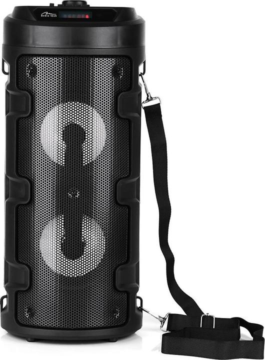 Productafbeelding Media-Tech Draagbare luidspreker PARTYBOX KEG BT MT3165, 30W RMS, Bluetooth, Karaoke, USB, MicroSD (8 h, Voeding via USB)