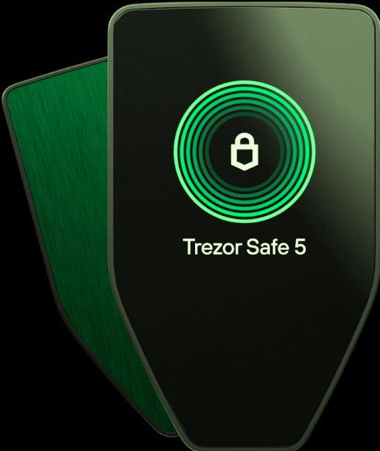 Actual product image Trezor Safe 5 - Green Beryl (Bitcoin, Ethereum Classic, Dogecoin, Others)