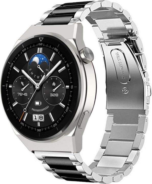 Produktbild Strap-it Stahlarmband (22 mm, Edelstahl, Huawei Watch GT)