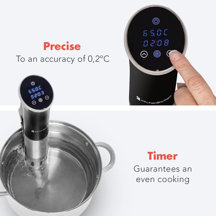 Actual product image KitchenBrothers Sous Vide Garer Set