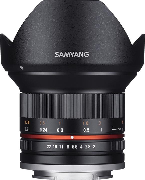 Samyang 12mm f/2.0 NCS CS, Canon M (Canon EF-M, APS-C / DX)