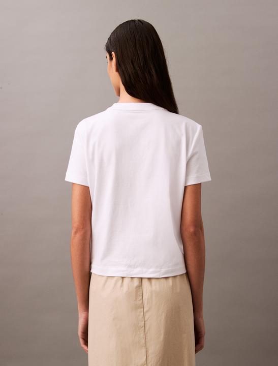 Actual product image Calvin Klein Jeans Ss Flocked Logo Cn Tee (M)