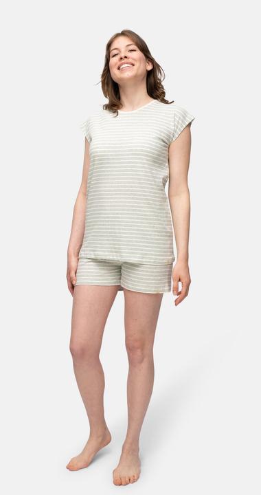 Actual product image greenjama T-Shirt mit Leinen-Anteil (44)