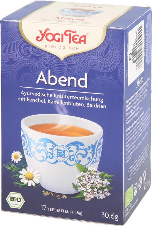 Actual product image Yogi Tea Evening Ayurvedic Herbal Tea Blend, 17 pcs. filter bags (30.60 g)