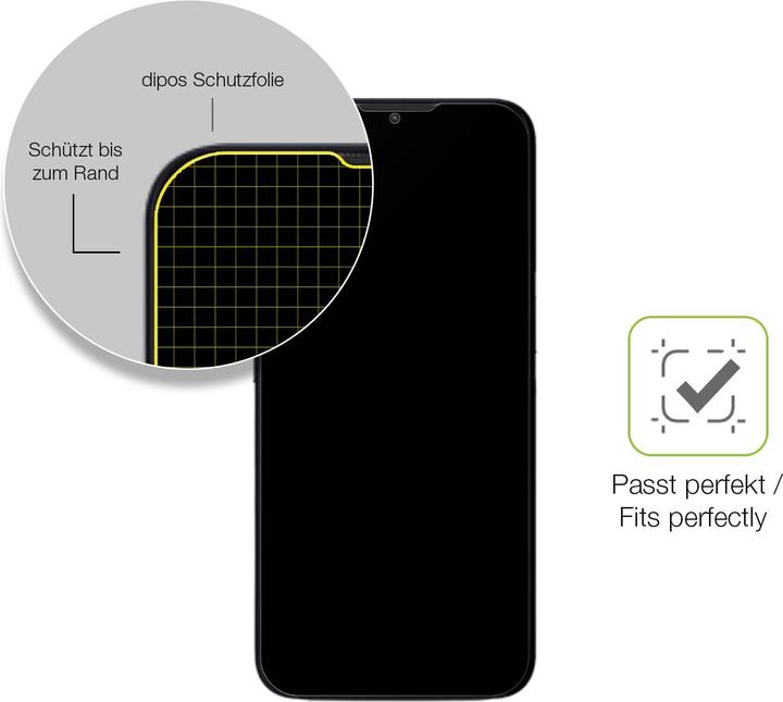 Actual product image Dipos Full Cover Screen Protector Matte (1 Piece, Doro 8200)
