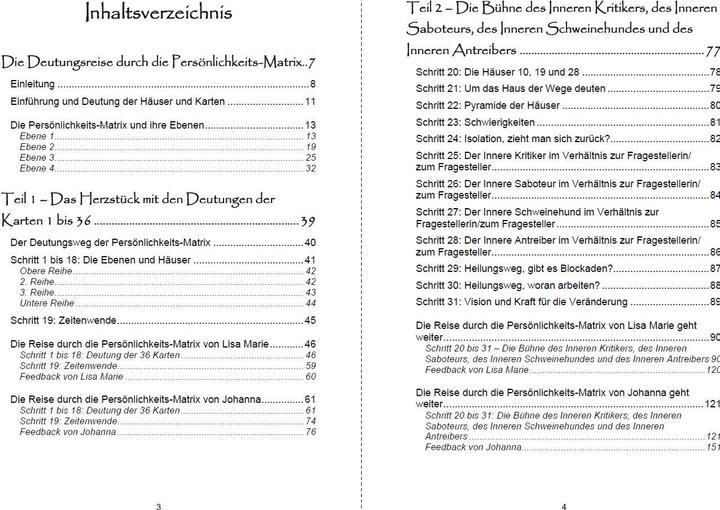 Actual product image Die Deutung der Persönlichkeits-Matrix mit Lenormandkarten (German, Andrea Rosenthal, 2021)