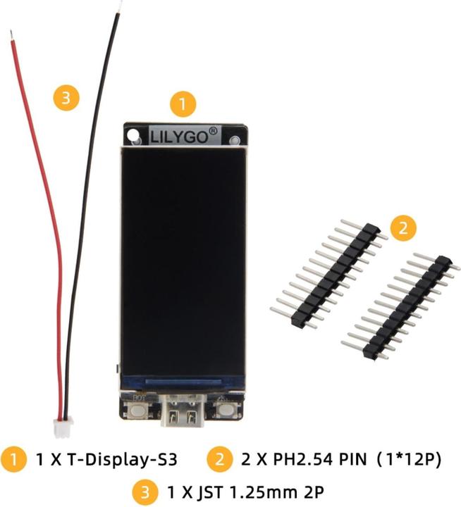 Produktbild Lilygo T-Display-S3 ESP32-S3 mit 1.9 Inch Display